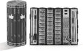 Precision Screwdriver Set Cylinder Organizing Case 128Pcs in 1 Case S2 Alloy Steel HRC 56 Hardness Bits Space-Saving Roll-Up Case Professional Toolset Magnetizing Bit Heads for Most Sizes (9906)