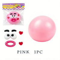 Ranbow Squishy Stress Balls - Curiosities Dog Face DIY Face Swap Squishy Soft Moldable Cute Relaxing Sensory Fidget Relief Anxiety Stress Fun Desk Accessory for Adults